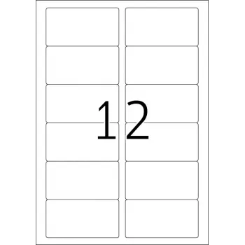 Address labels Premium HERMA A4 88.9x46.6 mm 1200 pcs