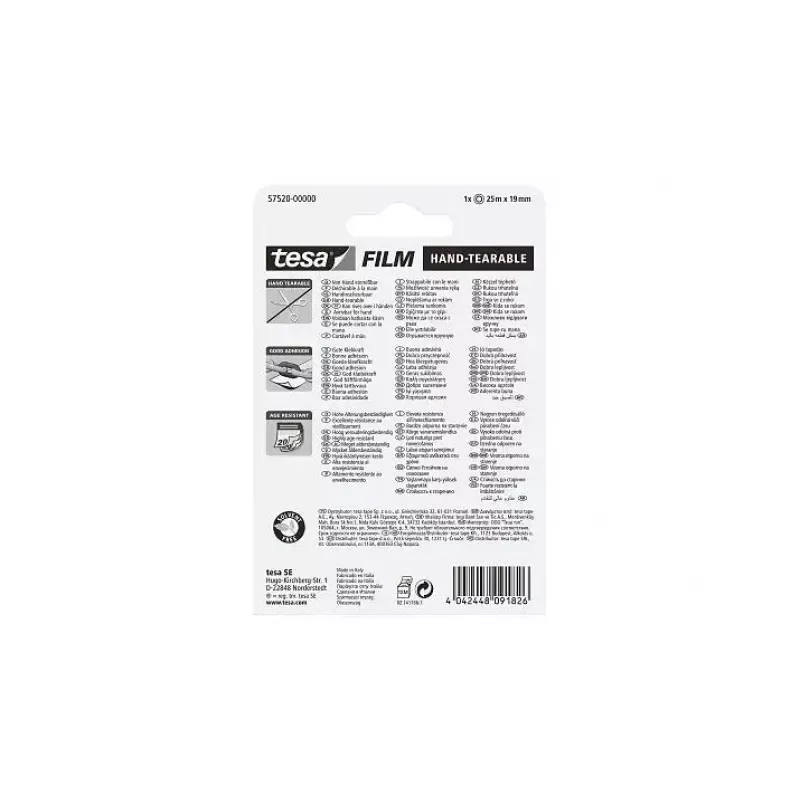 Tape TESA 57520 25 m Polypropylene (PP)