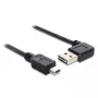 USB Cable DeLOCK 5m USB 2.0 A - miniUSB m/m 83381 Black