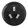 Hama 00108882 power plug adapter Type F Type I (AU) Black