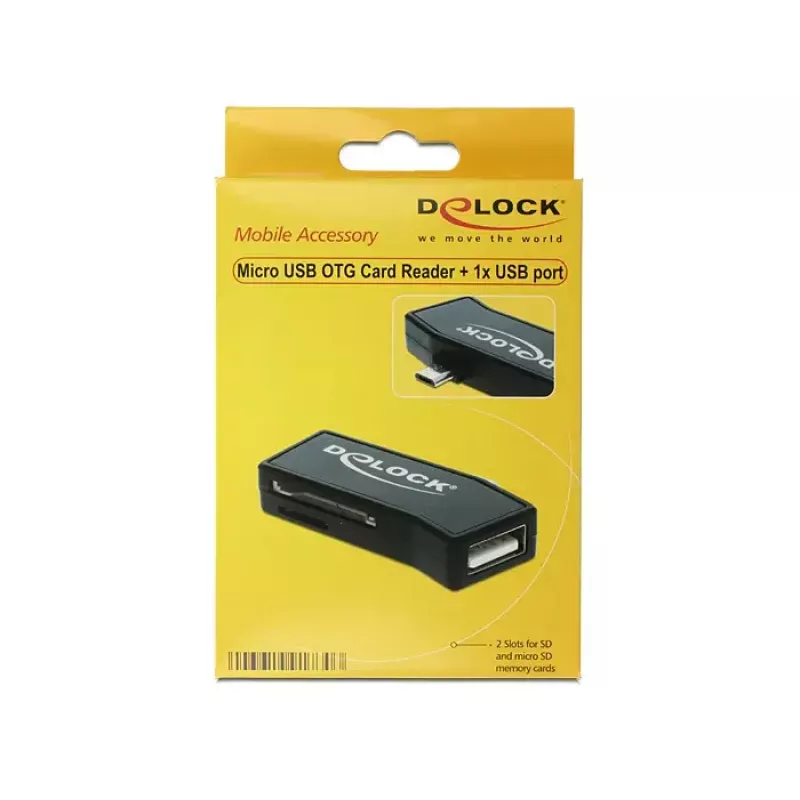 Card Reader DeLOCK 91730 USB 2.0 Black