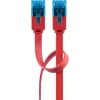 Flat Patch Cable Goobay CAT 6A U/UTP Red 0.5m