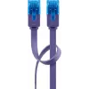 Flat Patch Cable Goobay CAT 6A U/UTP Violet 0.5m