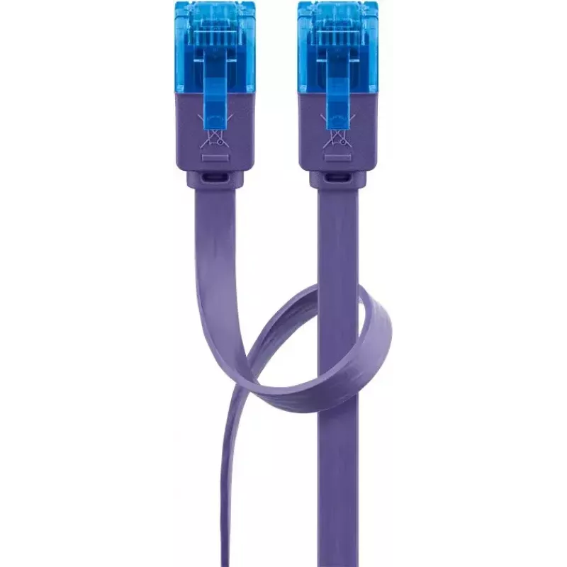 Flat Patch Cable Goobay CAT 6A U/UTP Violet 0.5m