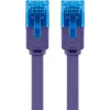 Flat Patch Cable Goobay CAT 6A U/UTP Violet 0.5m