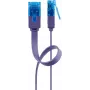 Flat Patch Cable Goobay CAT 6A U/UTP Violet 0.5m