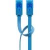 Flat Patch Cable Goobay CAT 6A U/UTP Blue 1m