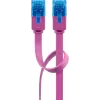 Flat Patch Cable Goobay CAT 6A U/UTP Magenta 2m