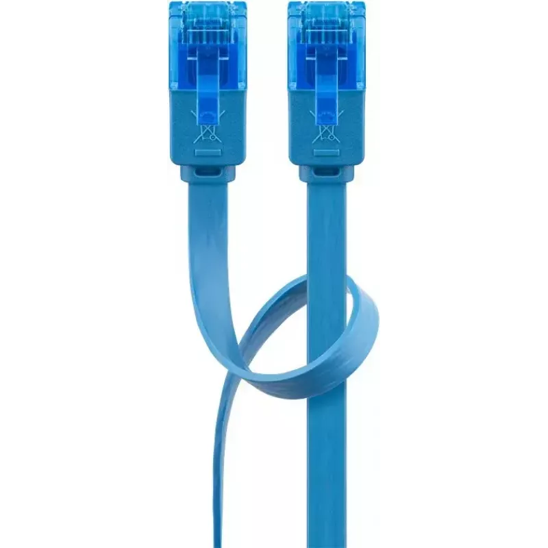 Flat Patch Cable Goobay CAT 6A U/UTP Blue 3m