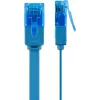 Flat Patch Cable Goobay CAT 6A U/UTP Blue 3m