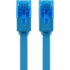 Flat Patch Cable Goobay CAT 6A U/UTP Blue 3m