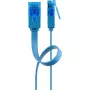 Flat Patch Cable Goobay CAT 6A U/UTP Blue 3m