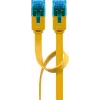 Flat Patch Cable Goobay CAT 6A U/UTP Yellow 3m