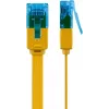 Flat Patch Cable Goobay CAT 6A U/UTP Yellow 3m