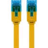 Flat Patch Cable Goobay CAT 6A U/UTP Yellow 3m