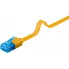 Flat Patch Cable Goobay CAT 6A U/UTP Yellow 3m