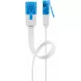 Flat Patch Cable Goobay CAT 6A U/UTP White 3m