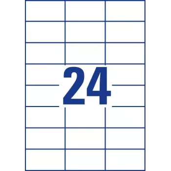 Self-adhesive labels Avery Zweckform 6173 Rectangle Permanent White — 720 pcs