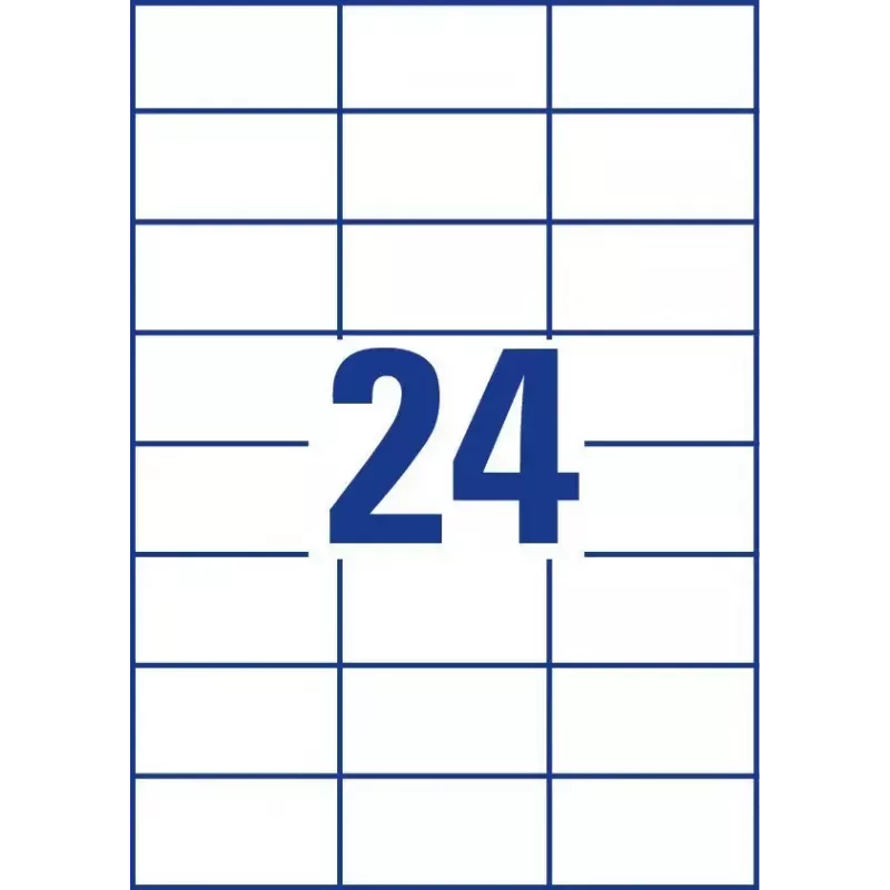 Self-adhesive labels Avery Zweckform 6173 Rectangle Permanent White — 720 pcs