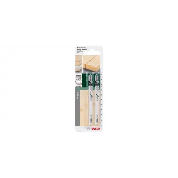 Bosch 2 609 256 724 jigsaw/scroll saw/reciprocating saw blade Jigsaw blade High carbon steel (HCS) 2 pc(s)
