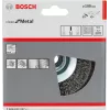 Pre-polishing brush Bosch Clean for Metal Tapered Brushes Crimped Wire