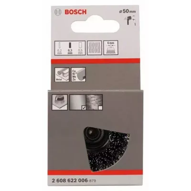 Cup brush Bosch 2 608 622 006 Diameter 5 cm Wire thickness 0.3 mm