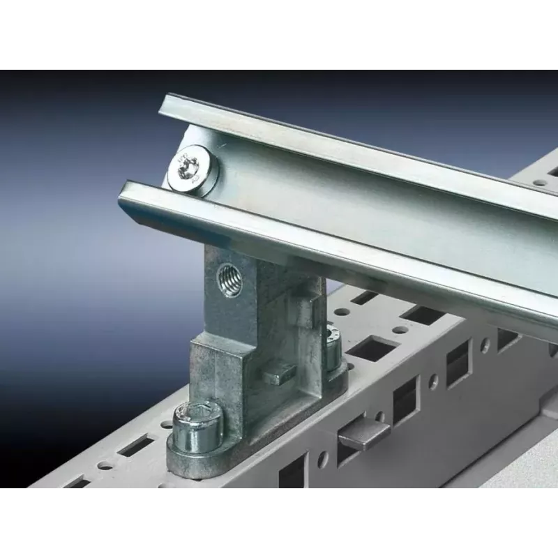 Cabinet mounting kit Rittal TS 4199.000 — zinc housing, silver, compatible with TS/SE/PS, pack of 6