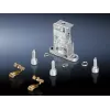 Cabinet mounting kit Rittal TS 4199.000 — zinc housing, silver, compatible with TS/SE/PS, pack of 6