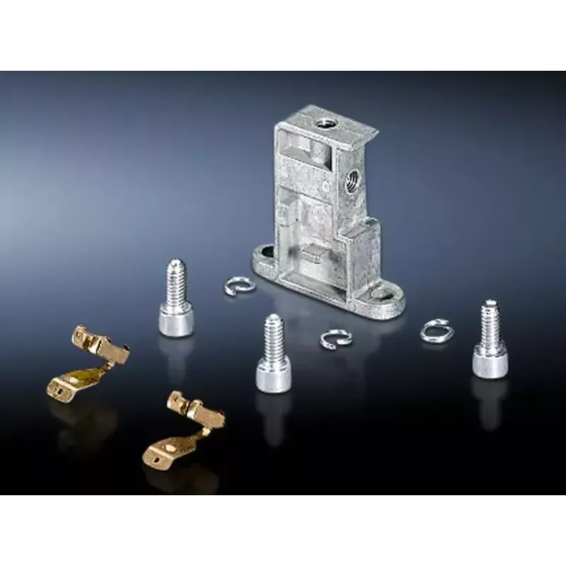 Cabinet mounting kit Rittal TS 4199.000 — zinc housing, silver, compatible with TS/SE/PS, pack of 6