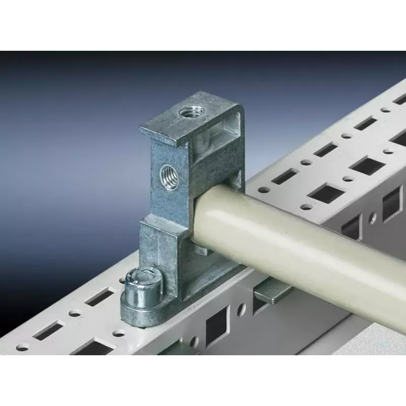 Cabinet mounting kit Rittal TS 4199.000 — zinc housing, silver, compatible with TS/SE/PS, pack of 6