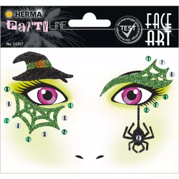 Face Art Stickers HERMA Witch
