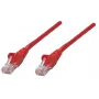 Intellinet Network Patch Cable, Cat5e, 1.5m, Red, CCA, SF/UTP, PVC, RJ45, Gold Plated Contacts, Snagless, Booted, Lifetime Warranty