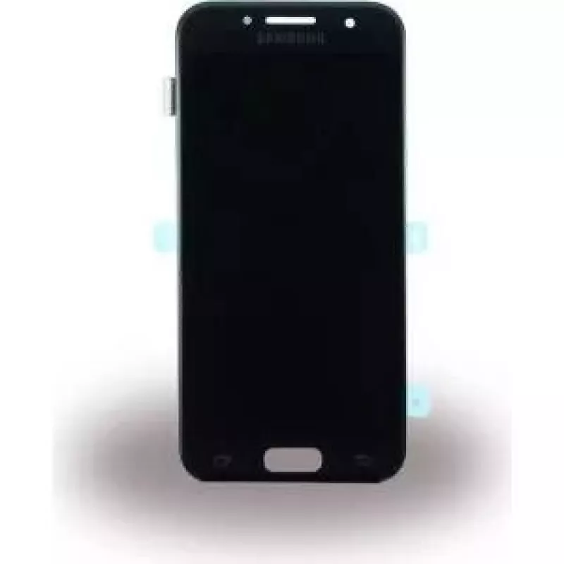 Display assembly for Samsung Galaxy A3 2017 OEM GH97-19732A — black replacement screen