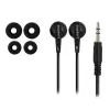 Ewent EW3584 headphones/headset Wired In-ear Music Black