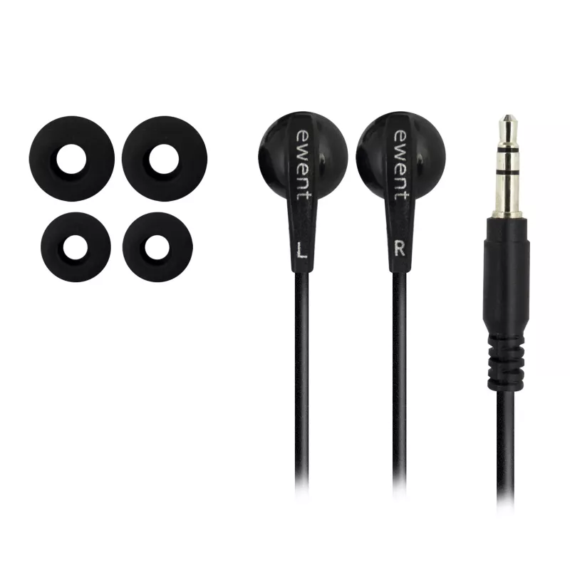 Ewent EW3584 headphones/headset Wired In-ear Music Black