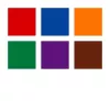 Fineliner Staedtler Pigment Liner 30803-SSB6 Blue Brown Green Orange Red Violet