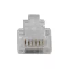 ACT RJ12 (6P/6C) modulaire connector for flat cable