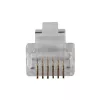 Modular Connectors Intronics RJ-12 M TD106M ACT Round cable Solid in bag 25pcs