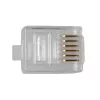 ACT RJ12 (6P/6C) modulaire connector for round cable with stranded conductors