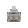 ACT RJ45 (8P/8C) shielded modulaire connector for round cable with solid conductors