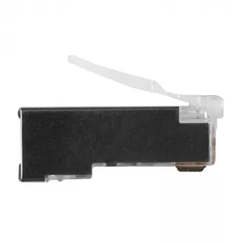 ACT RJ45 (8P/8C) CAT6 shielded modulaire connector for round cable with solid or stranded conductors