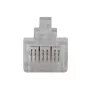 ACT RJ45 (8P/8C) CAT6 modulaire connector for round cable with solid or stranded conductors