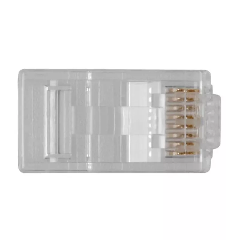 ACT RJ45 (8P/8C) CAT6 modulaire connector for round cable with solid or stranded conductors