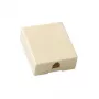 ACT Modular surface units telephone single RJ-12, RJ-12, Beige, ABS synthetics, 40 mm, 50 mm, 1.2 mm