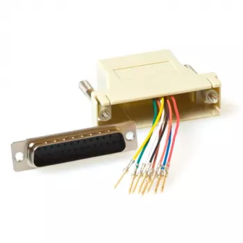 Mountable Heavy Duty Adapter RJ-45 Female to 25 pole D-Sub Female ACT TD25F8