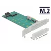 Expansion Card DeLOCK PCI Express x4 to M.2 Key B + M - Low Profile