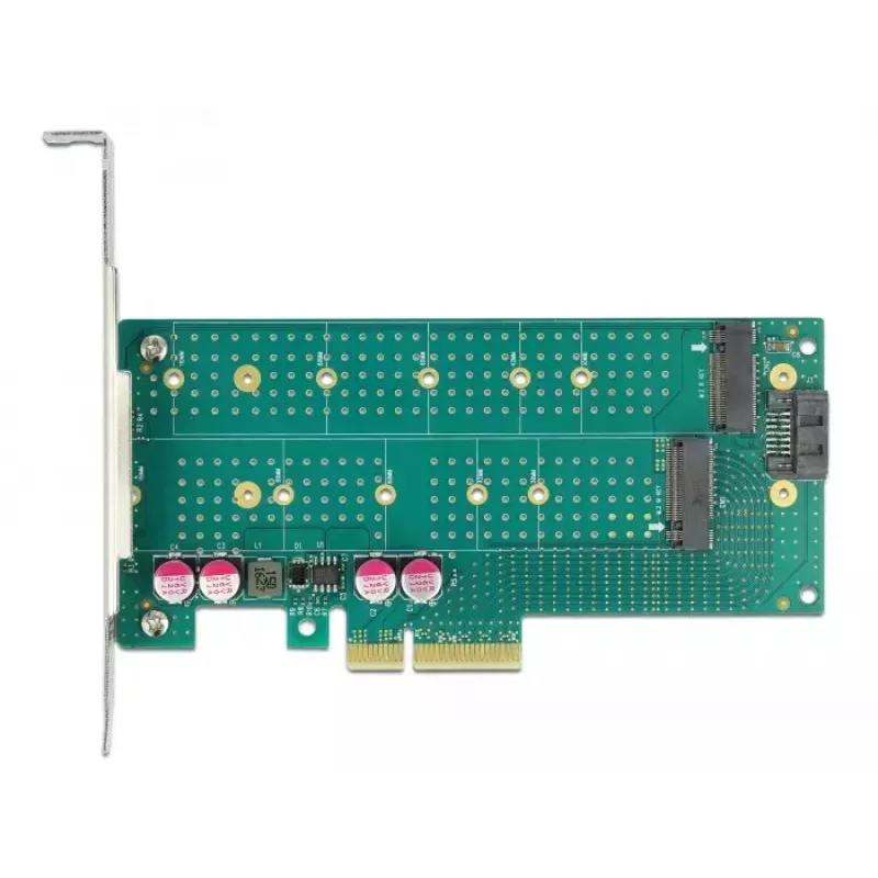 Expansion Card DeLOCK PCI Express x4 to M.2 Key B + M - Low Profile