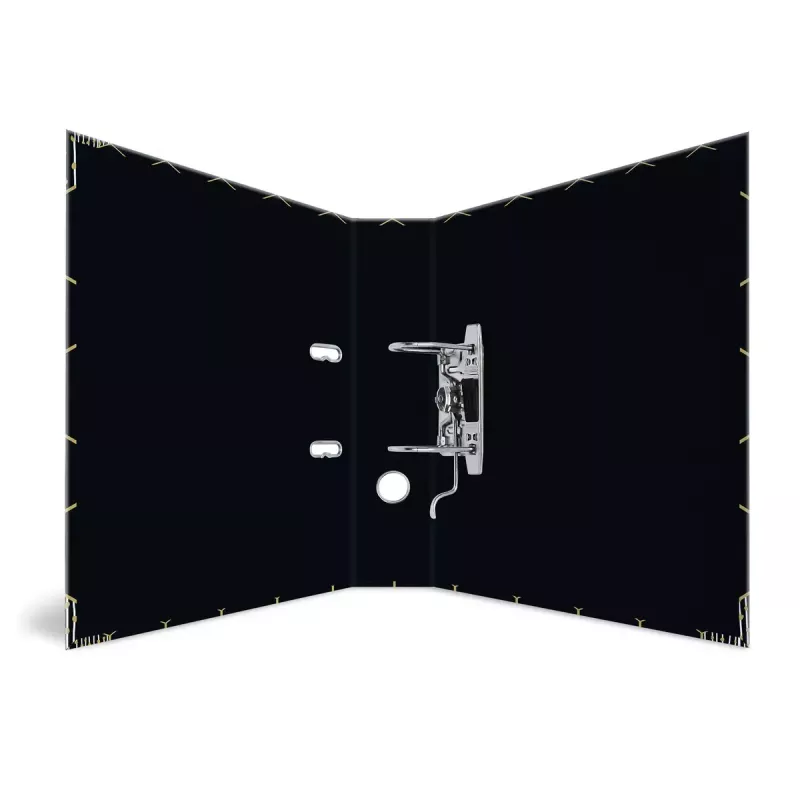 Ring Binder HERMA 7016 A4 Black Grey D-ring Storage