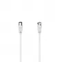 Hama 00305058 coaxial cable 3 m F-type White