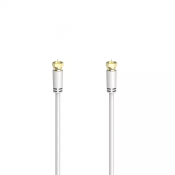 Hama 00305070 coaxial cable 1.5 m F-type White